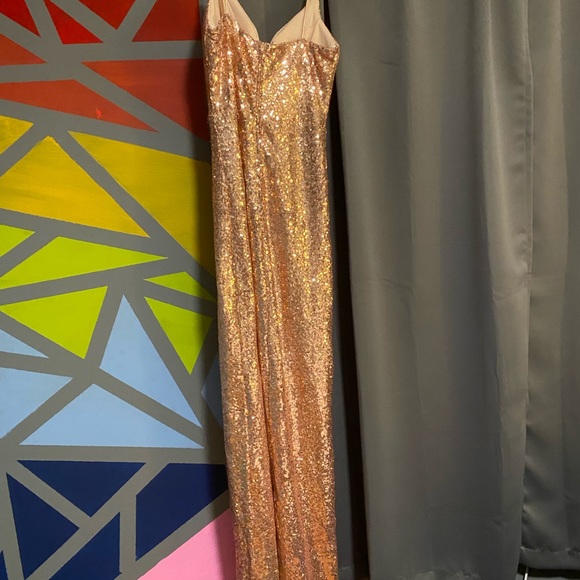 rose gold prom dress - Picture 2 of 4